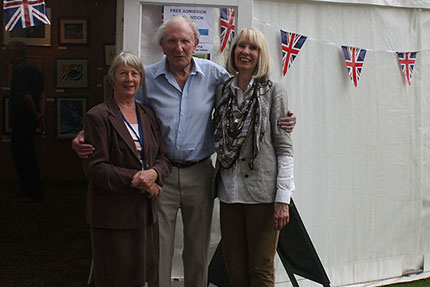 Ruth Baker Walton with David Shepherd and Pollyanna Pickering 2012